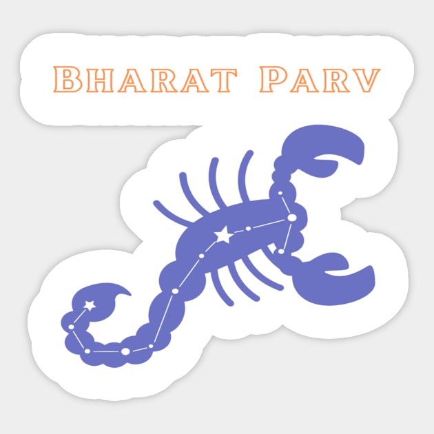 Bharat Parv - Scorpio Sticker by Bharat Parv